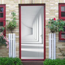Load image into Gallery viewer, Retro Wooden Door Stickers PVC Waterproof Wallpaper For Doors