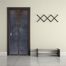 Load image into Gallery viewer, Retro Wooden Door Stickers PVC Waterproof Wallpaper For Doors