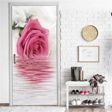Load image into Gallery viewer, Retro Wooden Door Stickers PVC Waterproof Wallpaper For Doors