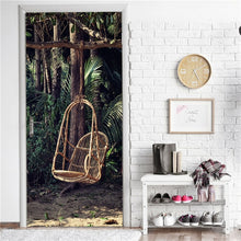 Load image into Gallery viewer, Retro Wooden Door Stickers PVC Waterproof Wallpaper For Doors