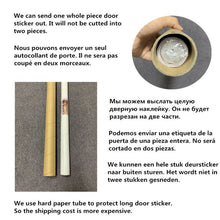 Load image into Gallery viewer, Retro Wooden Door Stickers PVC Waterproof Wallpaper For Doors