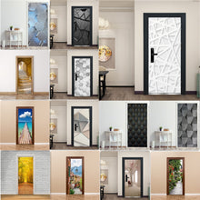 Load image into Gallery viewer, 3D Door Decoration Wallpaper Modern Design Door Sticker Self-adhesive