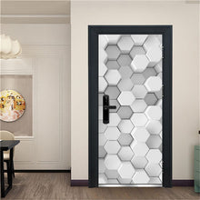 Load image into Gallery viewer, 3D Door Decoration Wallpaper Modern Design Door Sticker Self-adhesive