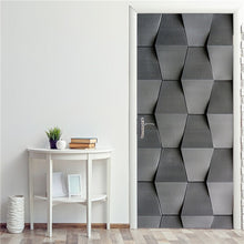 Load image into Gallery viewer, 3D Door Decoration Wallpaper Modern Design Door Sticker Self-adhesive