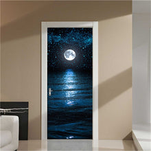 Load image into Gallery viewer, 3D Door Decoration Wallpaper Modern Design Door Sticker Self-adhesive