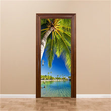 Load image into Gallery viewer, 3D Door Decoration Wallpaper Modern Design Door Sticker Self-adhesive