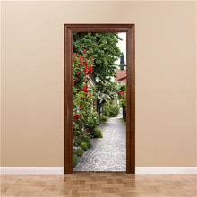Load image into Gallery viewer, 3D Door Decoration Wallpaper Modern Design Door Sticker Self-adhesive