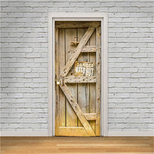 Load image into Gallery viewer, 3D Door Decoration Wallpaper Modern Design Door Sticker Self-adhesive