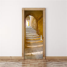 Load image into Gallery viewer, 3D Door Decoration Wallpaper Modern Design Door Sticker Self-adhesive