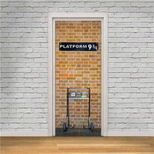 Load image into Gallery viewer, 3D Door Decoration Wallpaper Modern Design Door Sticker Self-adhesive