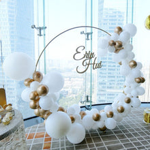 Load image into Gallery viewer, Iron Circle Wedding Arch Props Background Decor Single Arch Shelf
