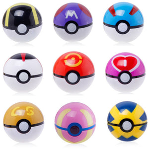 7cm Cute Pokemon Ball Pikachu Pokeball Cosplay Pop-up Poke Balls Kids