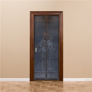 3D Door Decoration Wallpaper Modern Design Door Sticker Self-adhesive