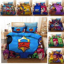 Load image into Gallery viewer, Bedding Set Brawls Cartoon Stars Anime Figure Quilt Cover Pillowcase Kid Child
