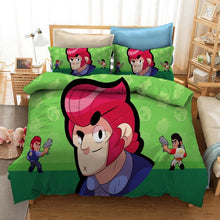 Load image into Gallery viewer, Bedding Set Brawls Cartoon Stars Anime Figure Quilt Cover Pillowcase Kid Child
