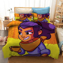 Load image into Gallery viewer, Bedding Set Brawls Cartoon Stars Anime Figure Quilt Cover Pillowcase Kid Child

