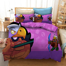 Load image into Gallery viewer, Bedding Set Brawls Cartoon Stars Anime Figure Quilt Cover Pillowcase Kid Child
